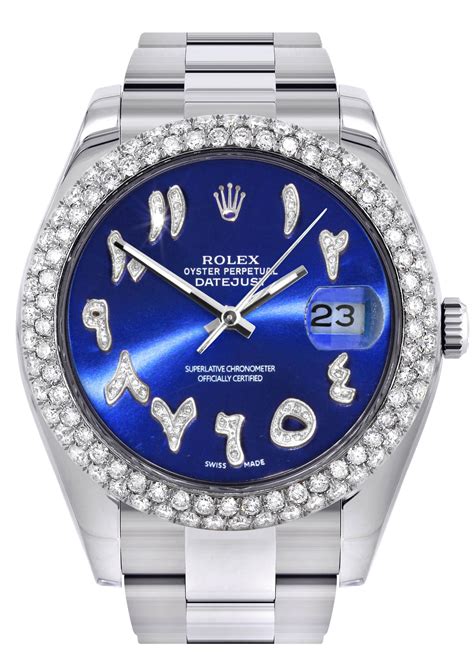 steel rolex datejust ii arabic|rolex datejust 41mm arabic dial.